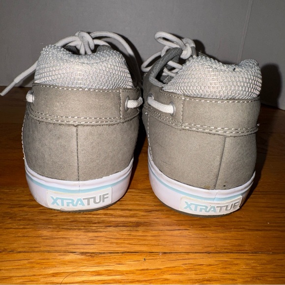 XTRATUF Women's Boat Deck Shoes Gray Blue Sliders Casual Everyday Woman’s Sz 10 - Picture 7 of 9